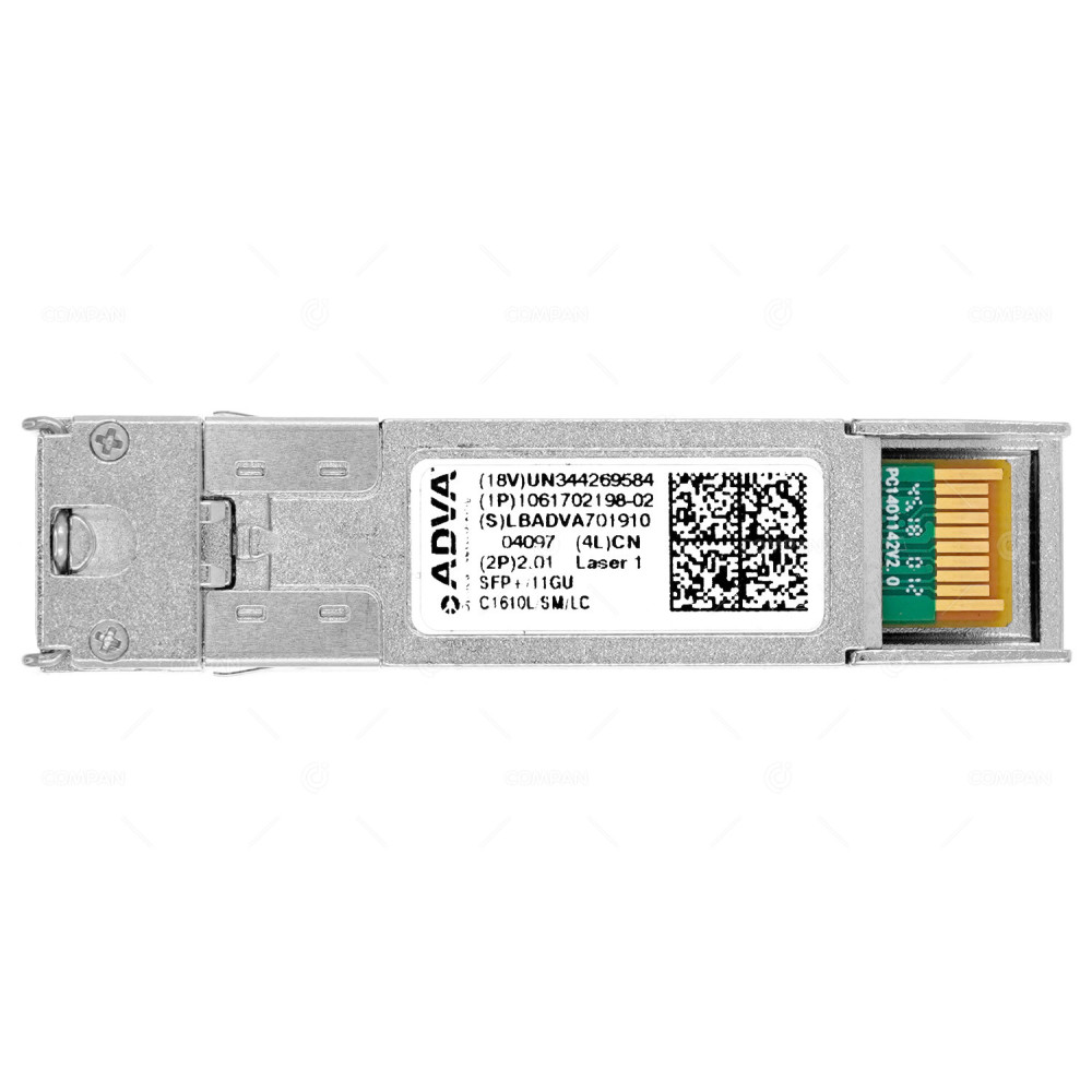 1061702198-02  ADVA OPTICAL TRANSCEIVER MODULE 10G SFP+ ER LC SMF 1610NM 40KM